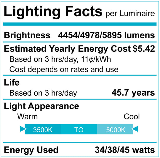 4' VAPORTIGHT LINEAR WATTAGE SELECTABLE 3CCT - Cheap-Us