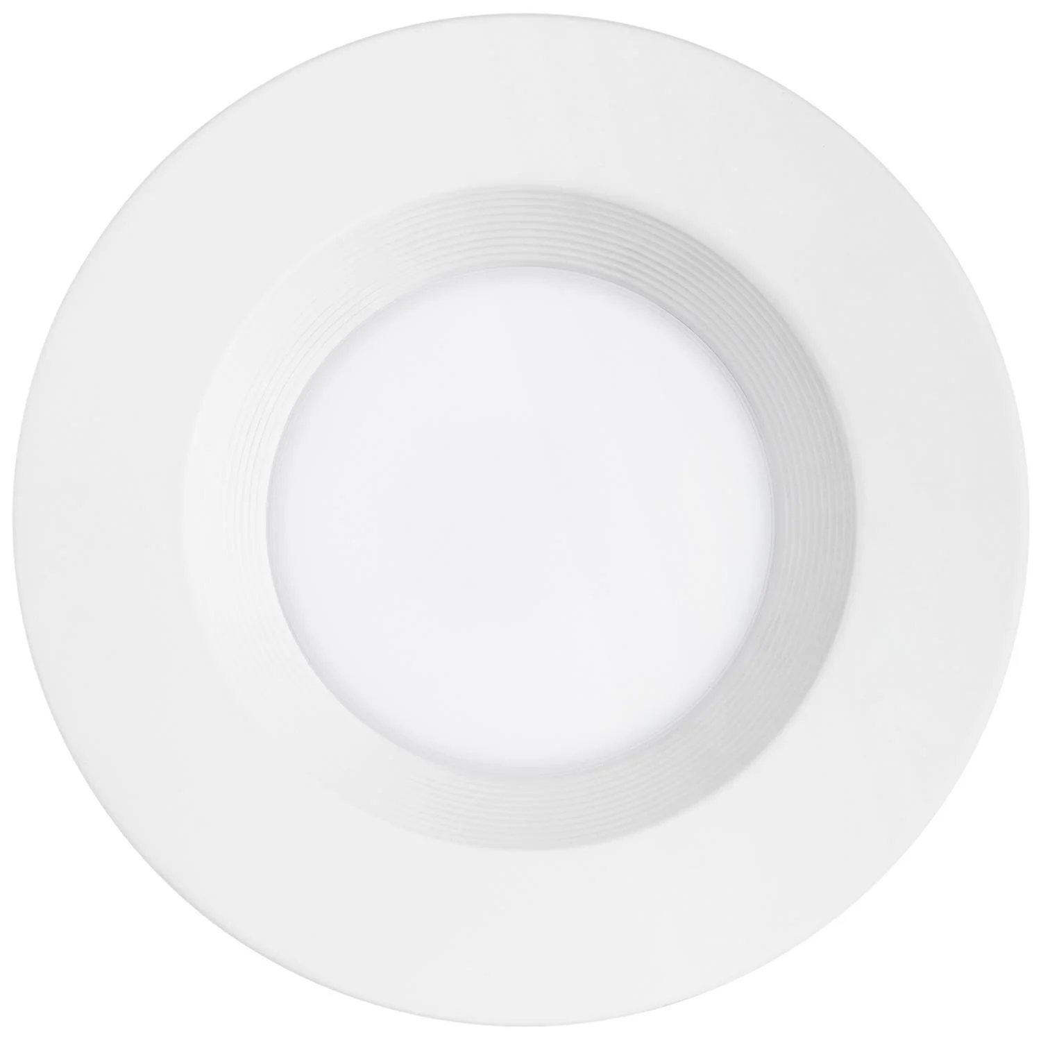 Sunlite Tunable LED Retrofit 5/6-Inch Round Recessed Downlight, 30K/40K/50K Tunable Color Temperature, Dimmable, Medium Base (E26) Adapter, 15 Watts, White Finish, ETL Listed, Energy Star - Cheap-Us