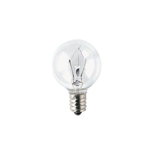 Bulbrite KR25G11CL 25 WattKrystal Touch Dimmable Krypton G11 Globe Bulb, Candelabra Base, Clear - Cheap-Us