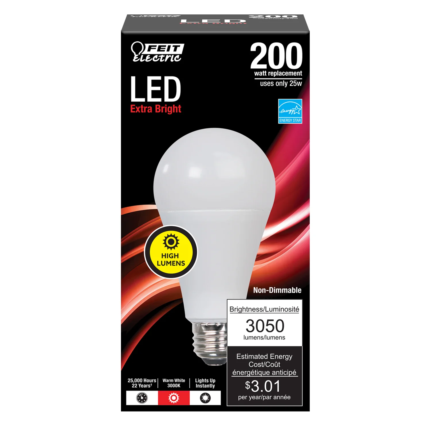 3050 Lumen 3000K Non-Dimmable LED - Cheap-Us