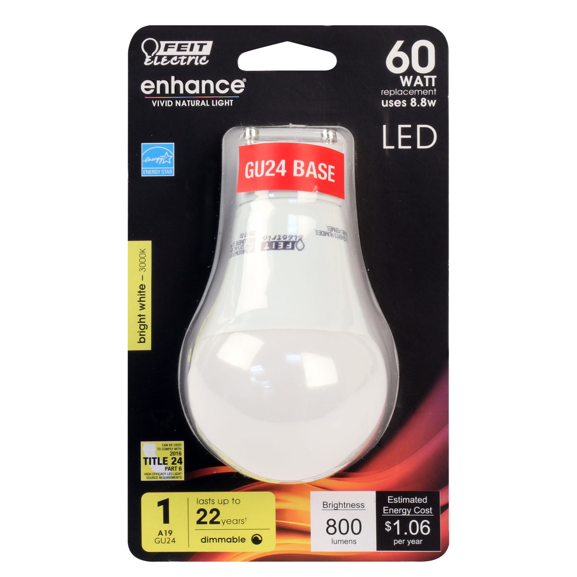 800 Lumen 3000K Dimmable LED - Cheap-Us