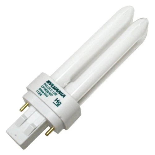 Sylvania 20480 - CF13DD/827/ECO/BL/1 Double Tube 2 Pin Base Compact Fluorescent Light Bulb - Cheap-Us