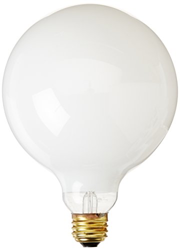 Bulbrite 40G40WH 40 Watt Incandescent G40 Globe, Medium Base, White - Cheap-Us