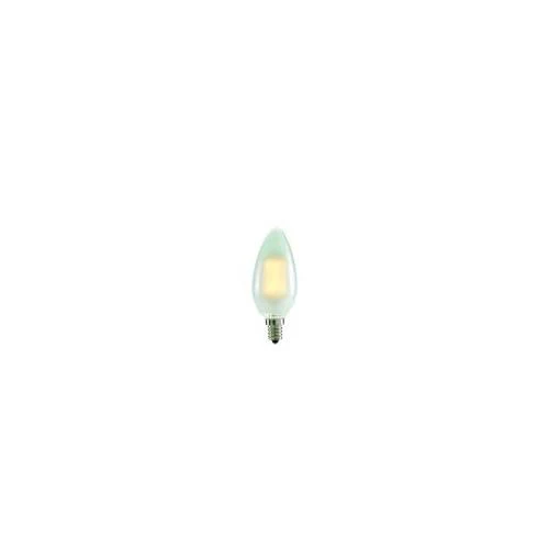 Bulbrite LED4B11/27K/FIL/E12/F 4 Watt LED Frost Filament B11 Bulb, Candelabra (E12) Base, Frost Finish - Cheap-Us