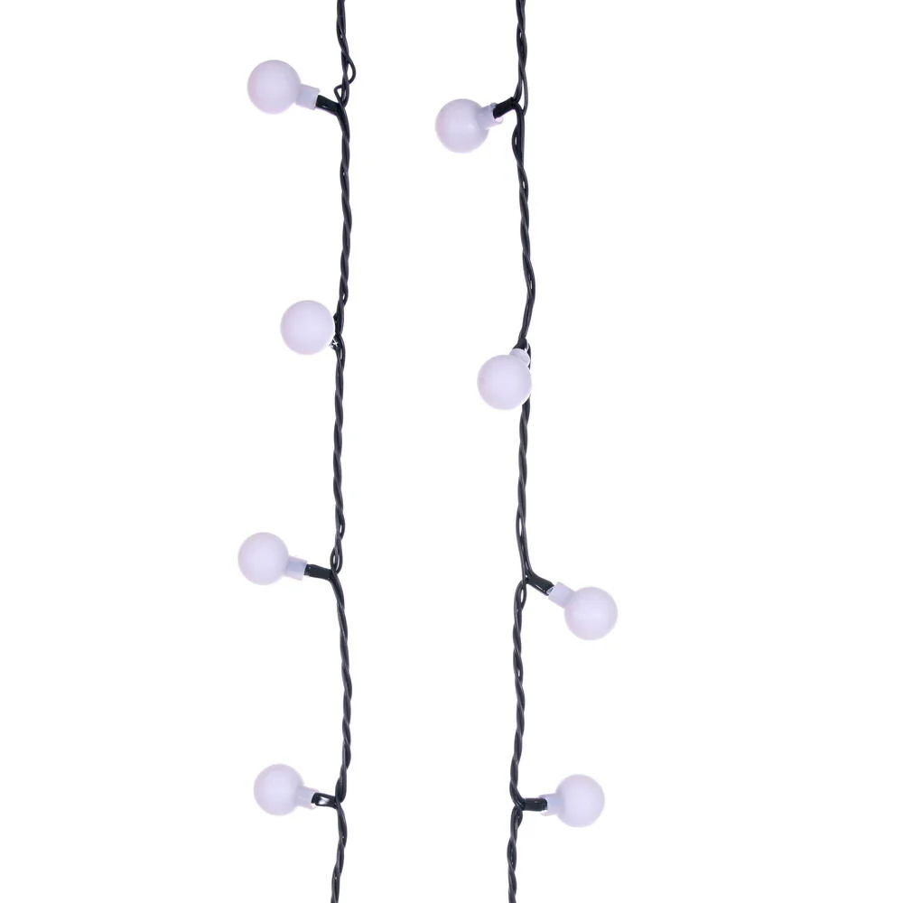 Vickerman 400 Light Multicolor LED Indoor/Outdoor 8 Function Cherry Light Set with Remote Control. - Cheap-Us