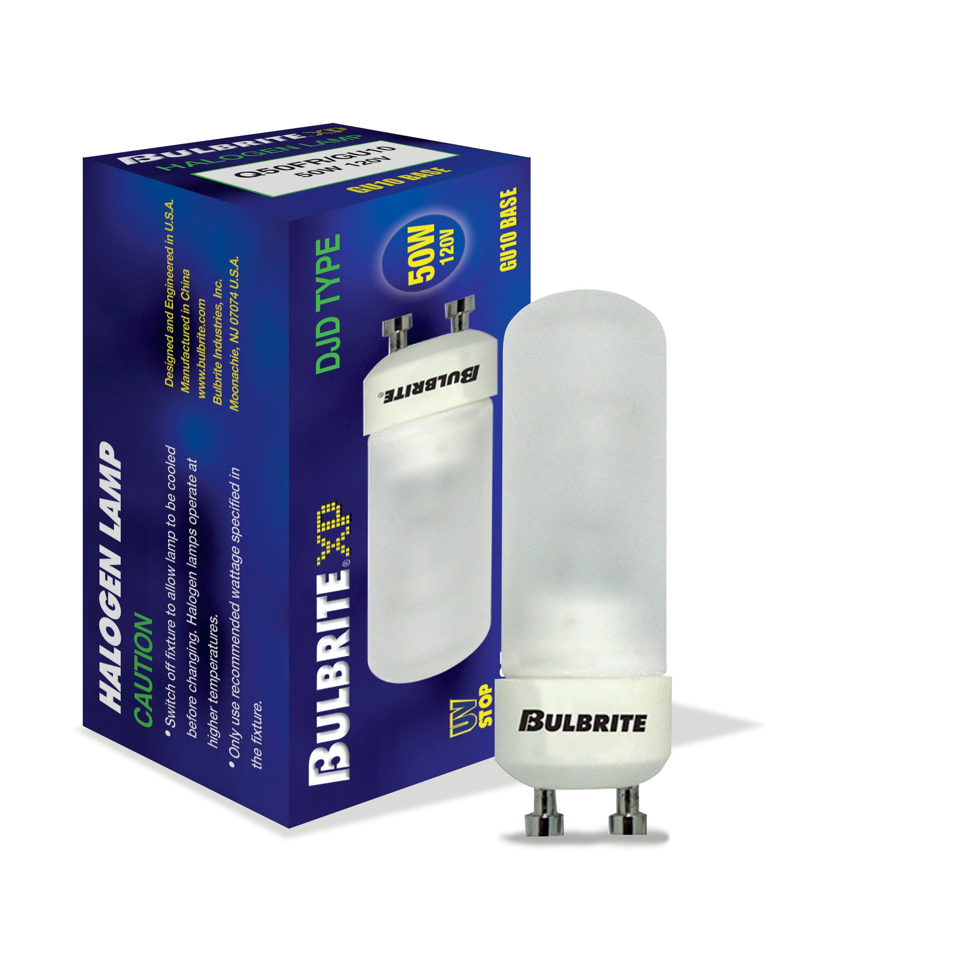 BULBRITE 50W DJD DBL-ENV. FROST GU10 120V-4PK - Cheap-Us
