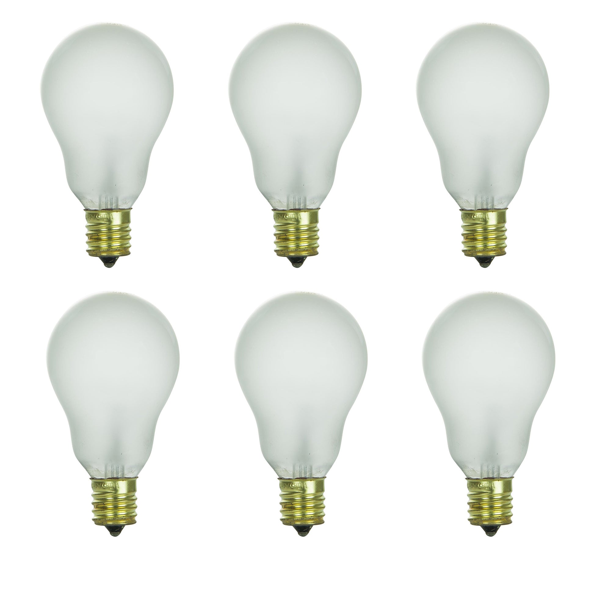 Sunlite 60 Watt A15 Appliance, Intermediate Base, Frost - Cheap-Us