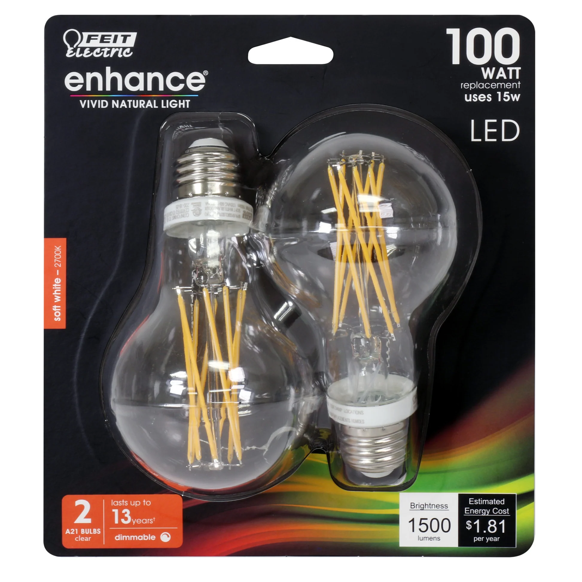 1500 Lumen 2700K Dimmable A21 LED - Cheap-Us