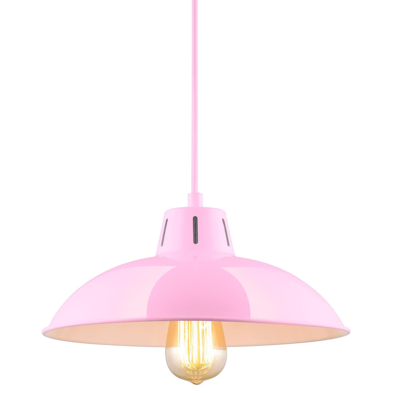 Sunlite CF/PD/V/P Pink Vega Residential Ceiling Pendant Light Fixtures With Medium (E26) Base - Cheap-Us