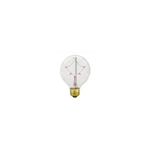 Bulbrite ST-G25 5 Watt Incandescent Starlight G25 Decorative Globe, Medium Base, Warm White - Cheap-Us
