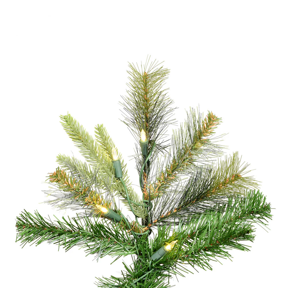 Vickerman 9.5' Cashmere Slim Artificial Christmas Tree Warm White Dura-Lit® LED Lights - Cheap-Us