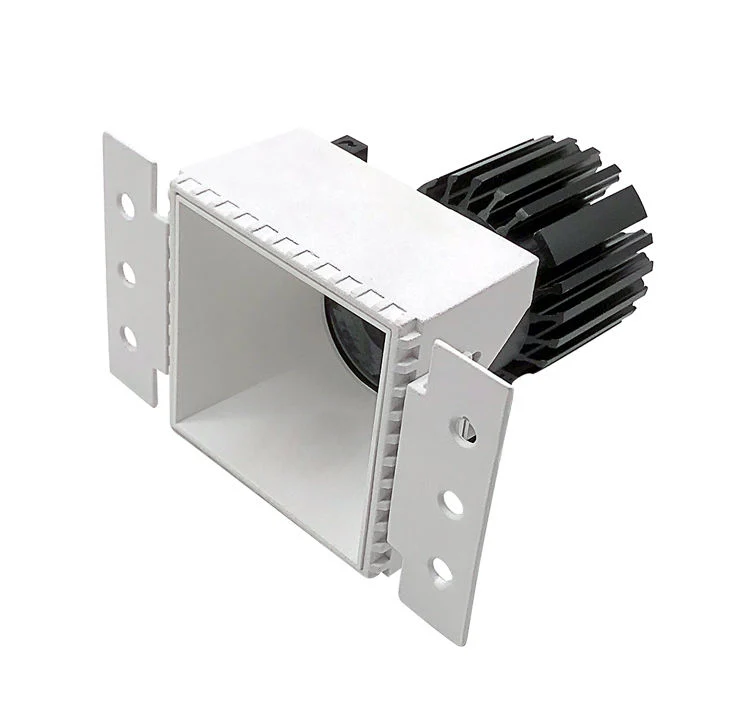 Westgate 4 LED Trimless Recessed Lights, Residential Lighting, 10W, 700 Lumens, 4000K, Clear Finish, TRIAC LED Dimmer - Cheap-Us