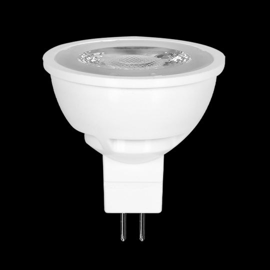 Luxrite LED MR16 GX5.3, 6.5W, 5000K - Bright White, 500 Lumens, 80 CRI, White Finish, Dimmable (LR21407) - Cheap-Us