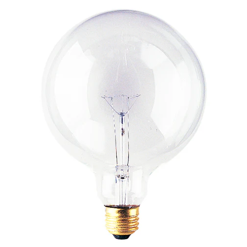 Bulbrite 60G40CL 60 Watt Incandescent G40 Globe, Medium Base, Clear - Cheap-Us