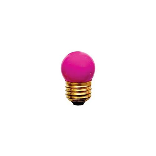 Bulbrite 7.5S11P 7.5W Dimmable S11 Night Light Replacement Bulb, Medium Base, Pink - Cheap-Us