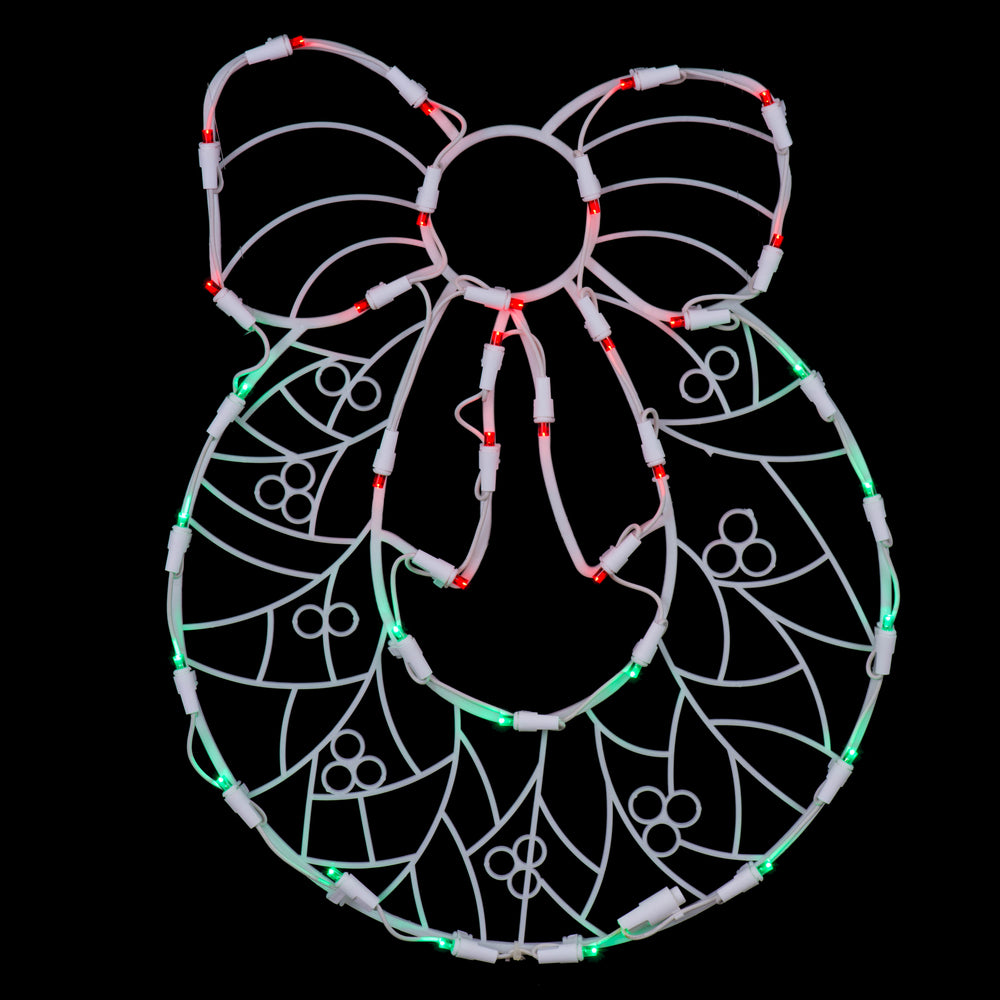 Vickerman 17 Wreath Wire Silhouette with 35 LED Lights- 2 Pack - Cheap-Us