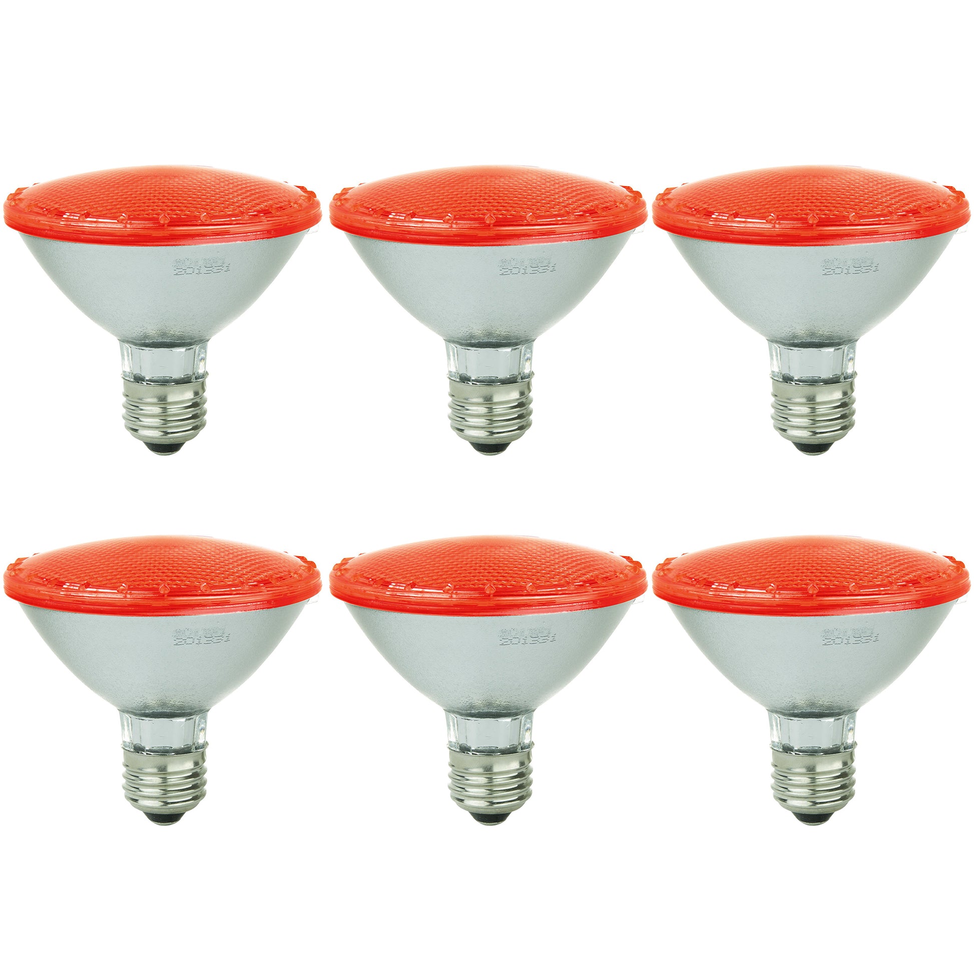 Sunlite LED PAR30 Colored Reflector 3W Light Bulb Medium (E26) Base, Red - Cheap-Us