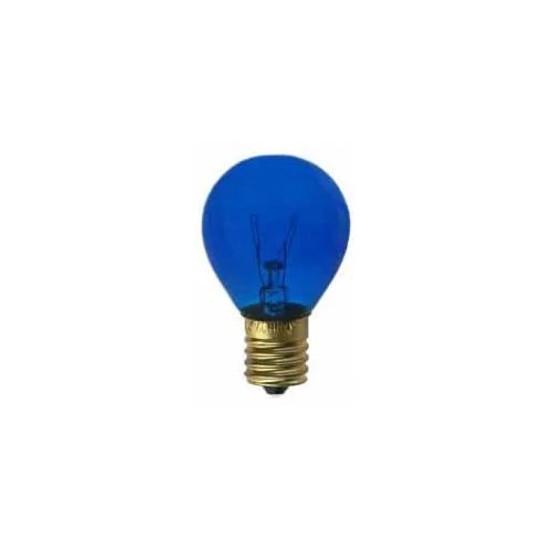Bulbrite 10S11TB 10W Dimmable S11 Night Light Replacement Bulb, Intermediate Base, Transparent Blue - Cheap-Us
