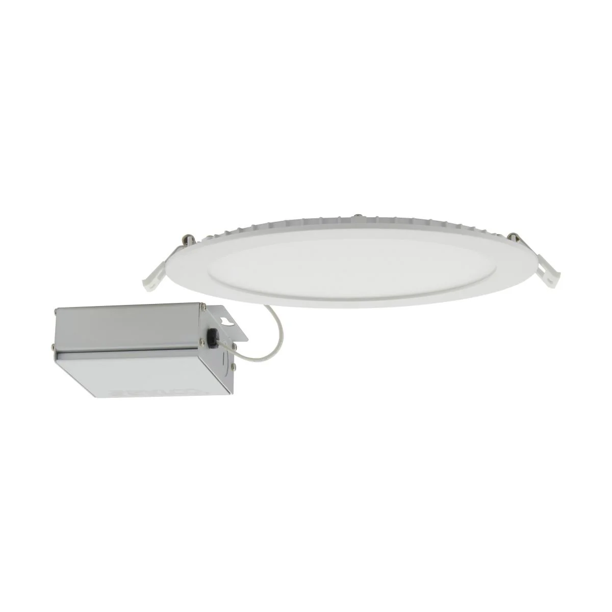 S11828 24WLED/DW/EL/8/CCT-SEL/RND/RD 24 Watt; LED Direct Wire Downlight; Edge-lit; 8 inch; CCT Selectable; 120 volt; Dimmable; Round; Remote Driver - Cheap-Us