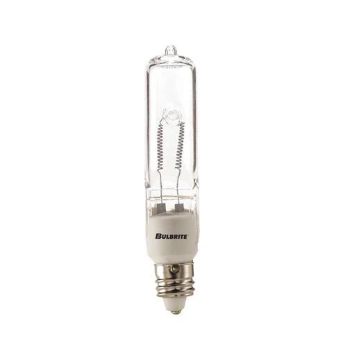 BULBRITE HALOGEN T4 MINI-CANDELABRA SCREW (E11) 250W DIMMABLE LIGHT BULB 2900K/SOFT WHITE 5PK (610251) - Cheap-Us