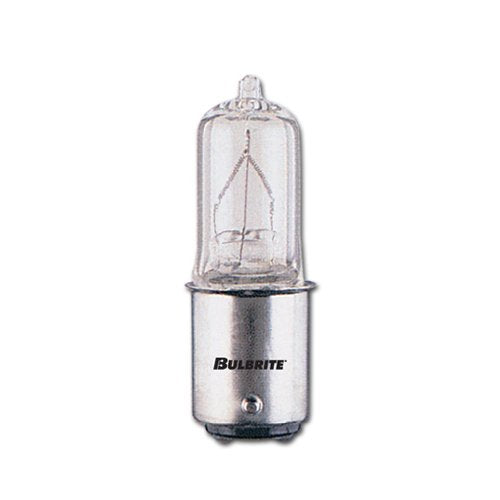 Bulbrite Q50CL/DC 50 Watt Dimmable Halogen JD T4 Capsule Bulb, Double Contact Bayonet Base, Clear - Cheap-Us