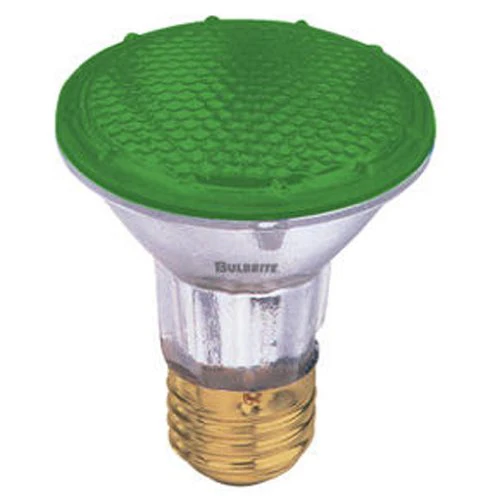 Bulbrite H50PAR20G 50 Watt Dimmable Colored Light Halogen PAR20, Medium Base, Green - Cheap-Us