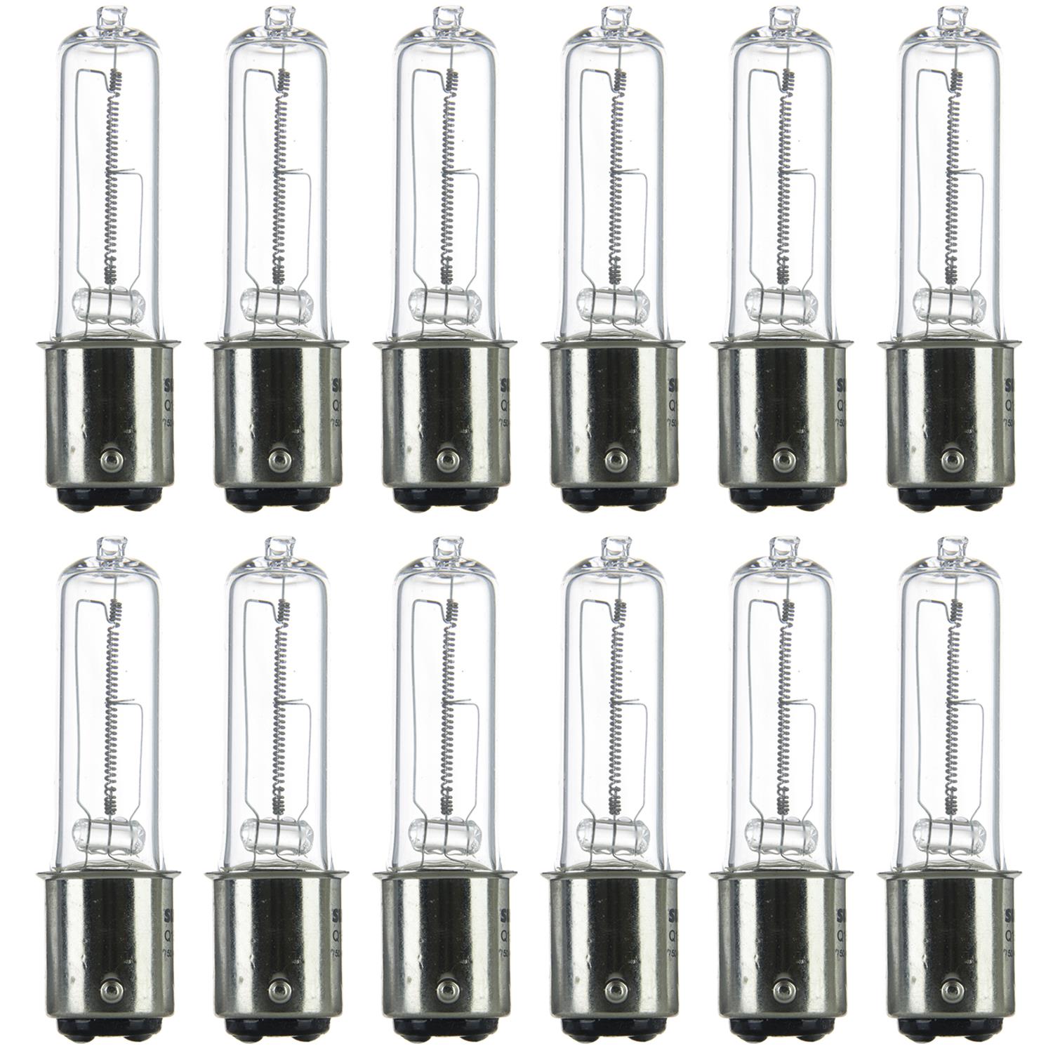 Sunlite 150 Watt, Single Ended T4, Double Contact Bayonet Base, Clear - Cheap-Us