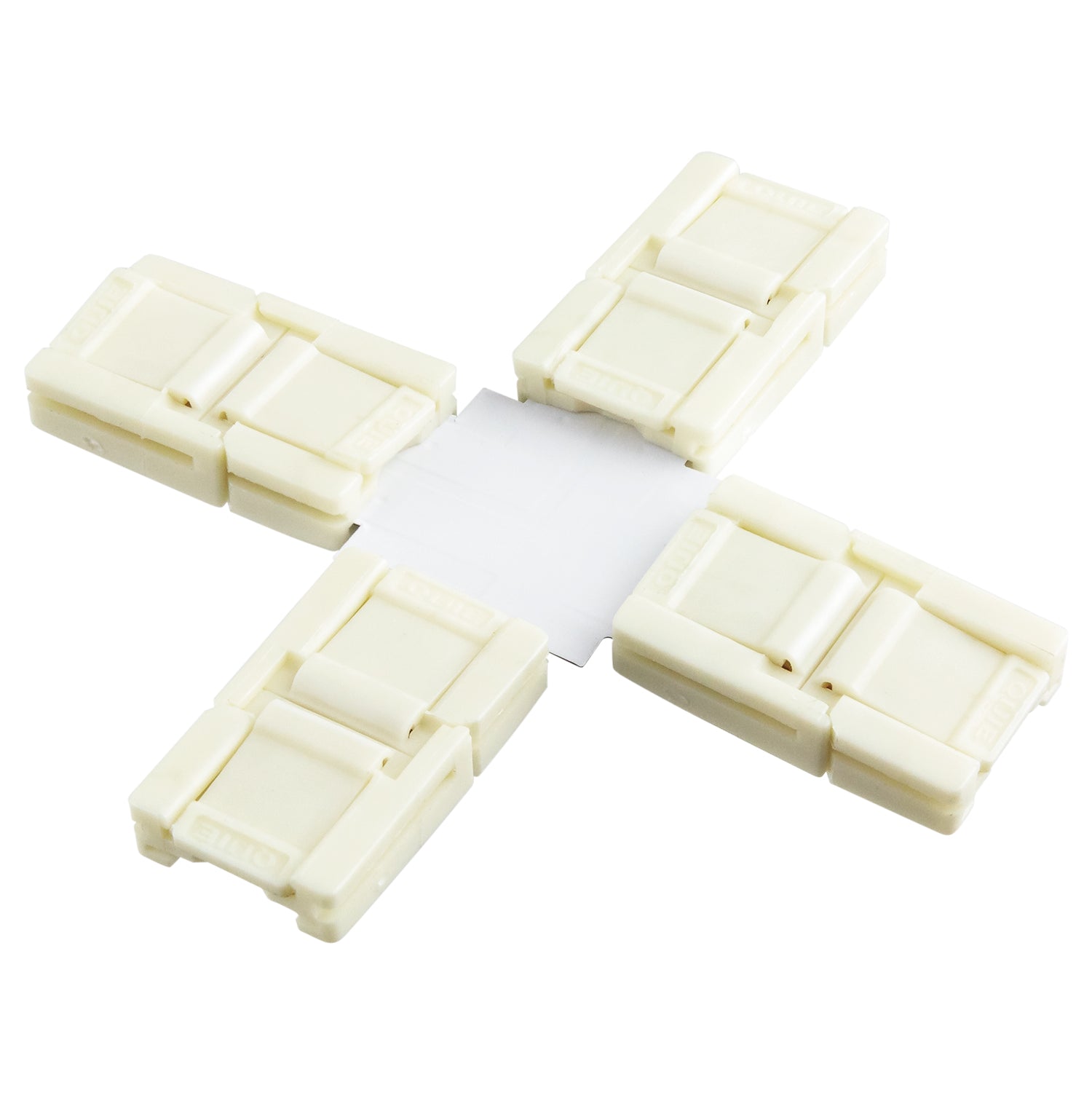 Sunlite 80978-SU X Shape Connector, 2 pin Single Color strip, 10MM - Cheap-Us