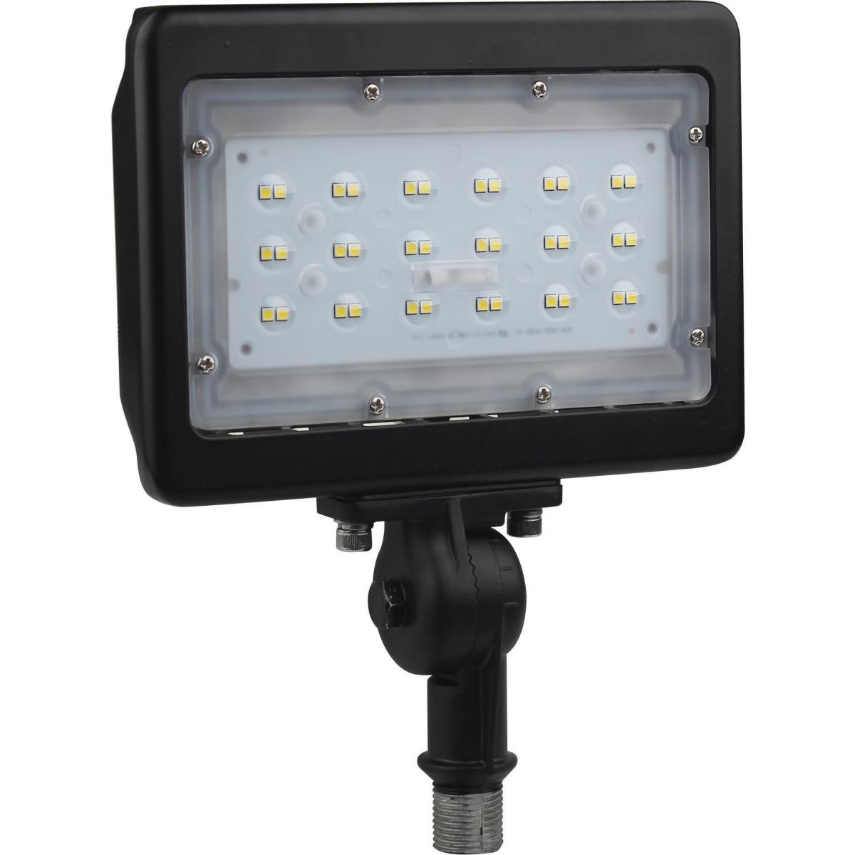 Satco Nuvo LED Medium Flood Light 30W 3000K/4000K/5000K, 100V-277V, 80CRI, Dimmable/Non-Dimmable, Bronze Finish - Cheap-Us