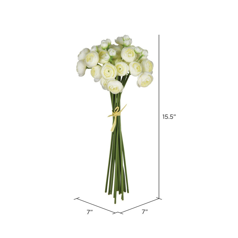 Vickerman 15.5'' Artificial Cream Lotus Bundle. - Cheap-Us