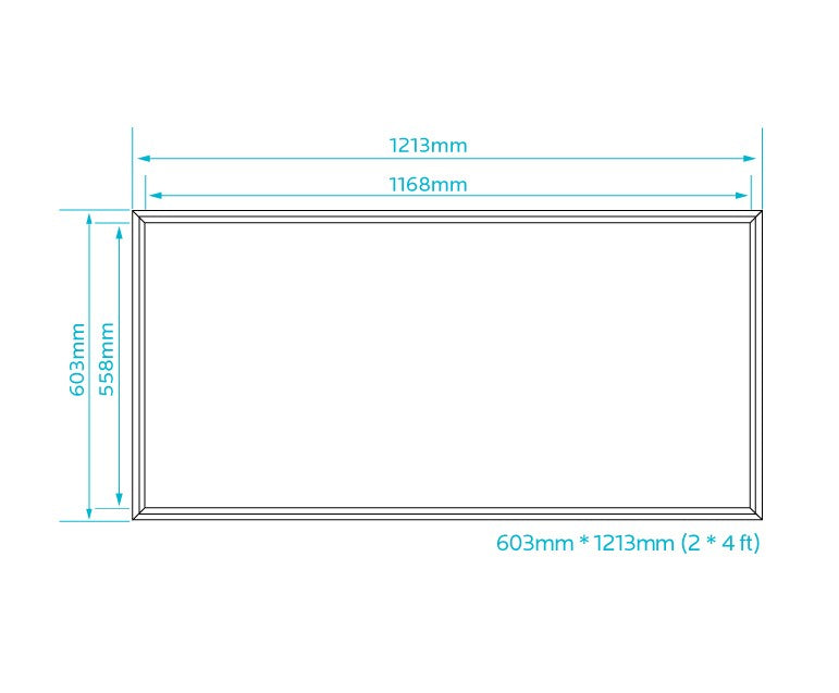 Luxrite Lay In LED72W2X4PANEL/40K/DIM 4000K Cool White - Cheap-Us