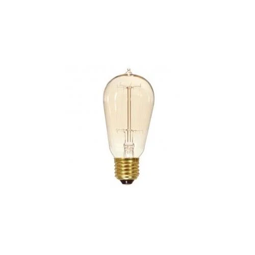 Bulbrite NOS40-1890 40 Watt Nostalgic Incandescent Edison Hairpin ST18, Medium Base, Antique Finish - Cheap-Us