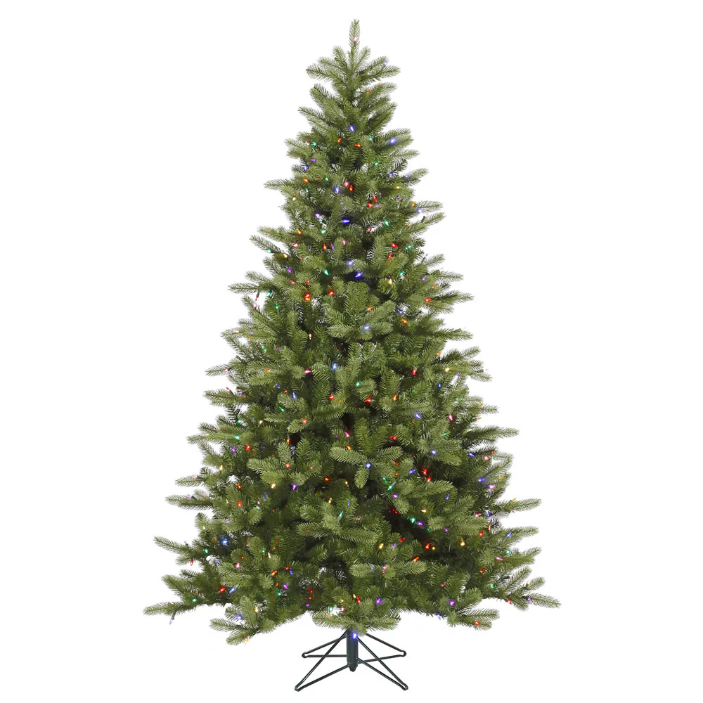 Vickerman 9' King Spruce Artificial Christmas Tree Multi-Colored Dura-Lit® LED Lights - Cheap-Us