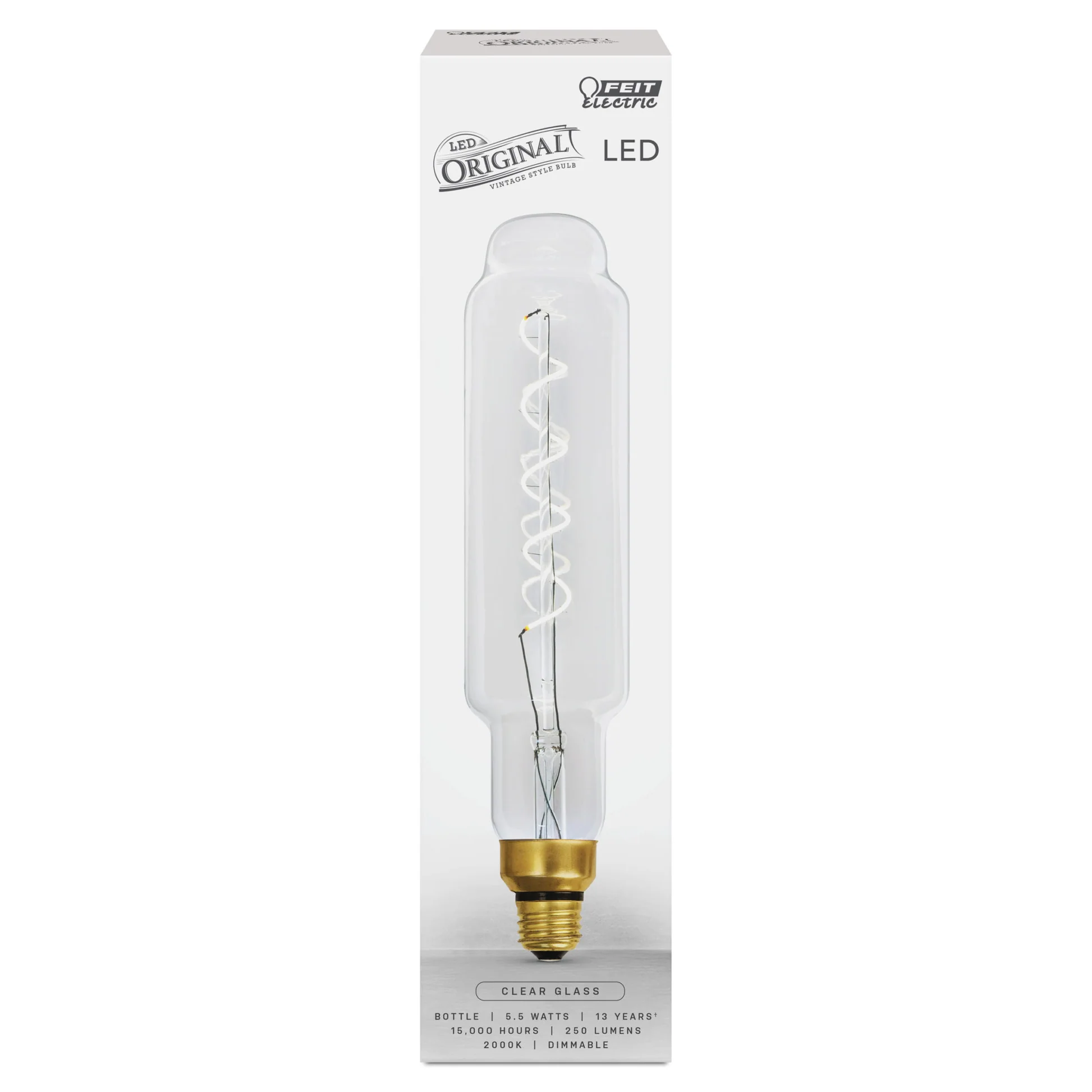 Soft White Bottle Original Vintage Spiral Filament LED Light Bulb - Cheap-Us