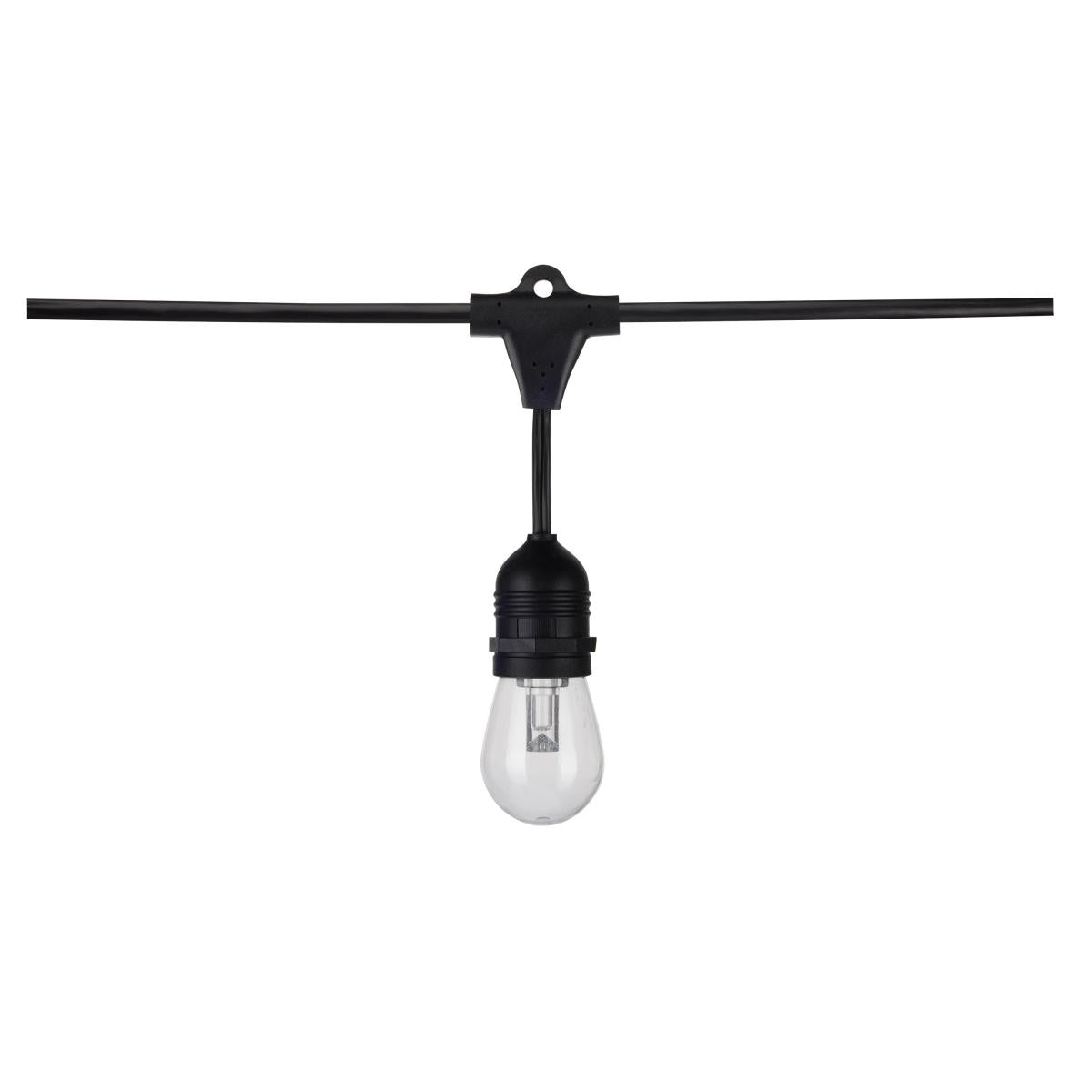 S8033 48FT/LED/SL/S14/IRR/RGBW/12 48Ft; LED String Light; 15-S14 lamps; 12 Volts; RGBW with Infrared Remote - Cheap-Us