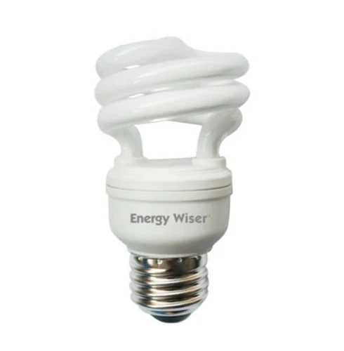 Bulbrite CF9WW/LM 9 Watt Low Mercury Compact Fluorescent T2 Coil, Medium Base, Warm White, 40 Watt Equivalent - Cheap-Us