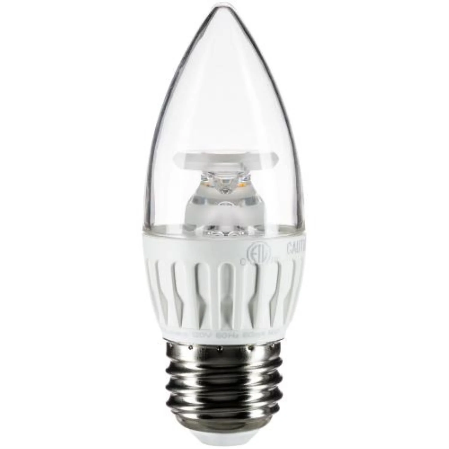 Sunlite LED 4.5 Watt Dimmable Torpedo Tip Chandelier 2700K Warm White 300 Lumens Light Bulb - Cheap-Us