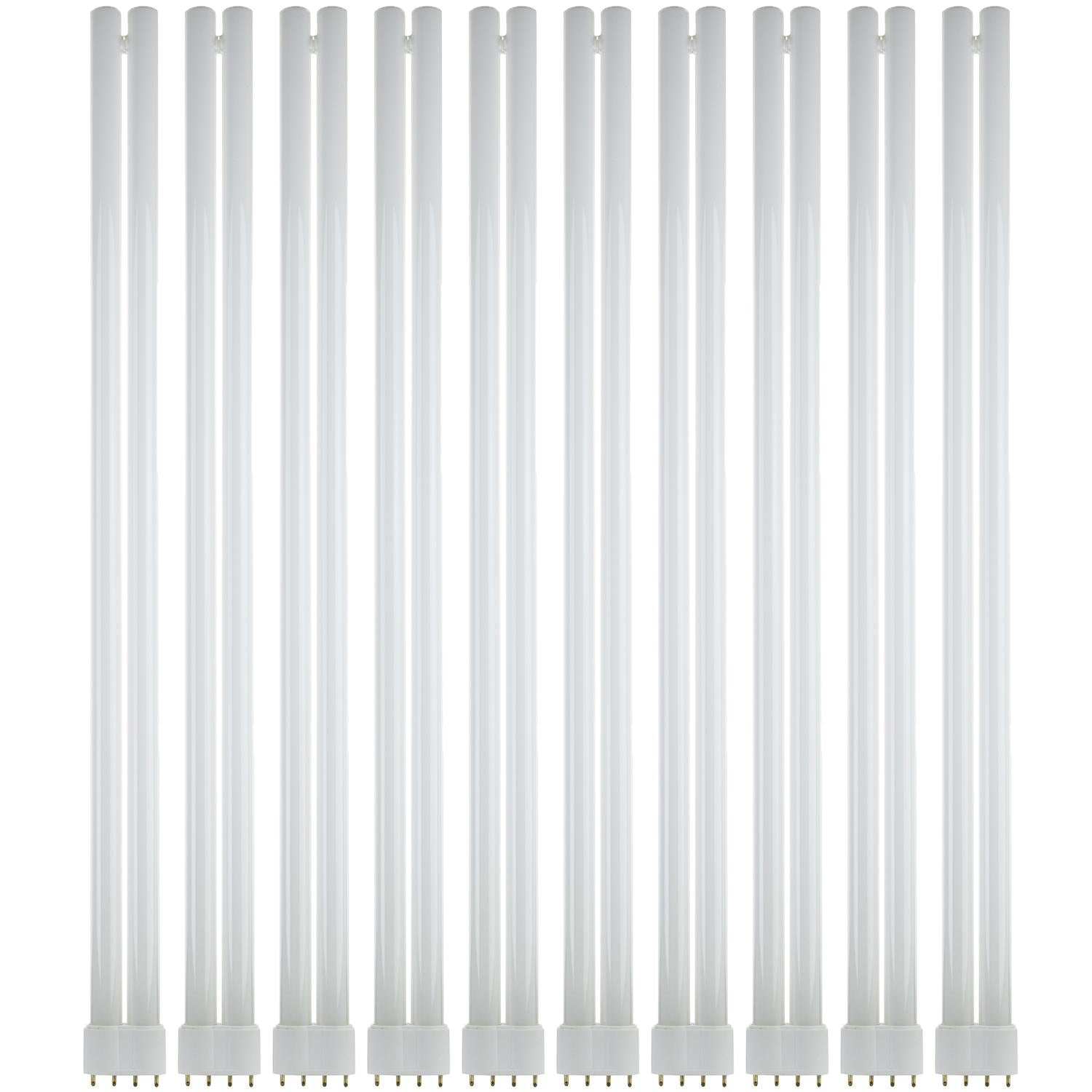 Sunlite 50 Watt FT 4-Pin Twin Tube, 2G11 Base, Warm White - Cheap-Us