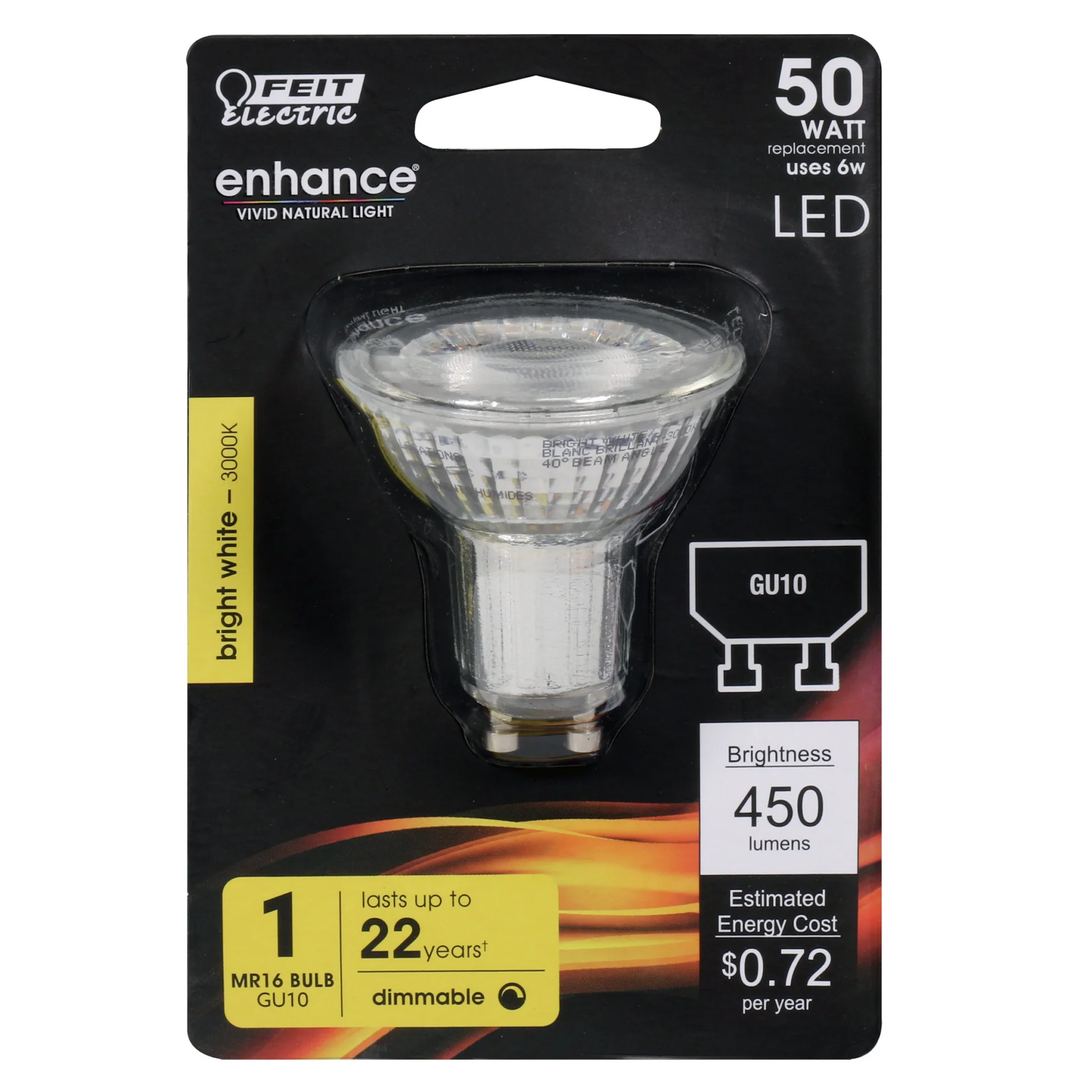 450 Lumen 3000K Dimmable LED - Cheap-Us