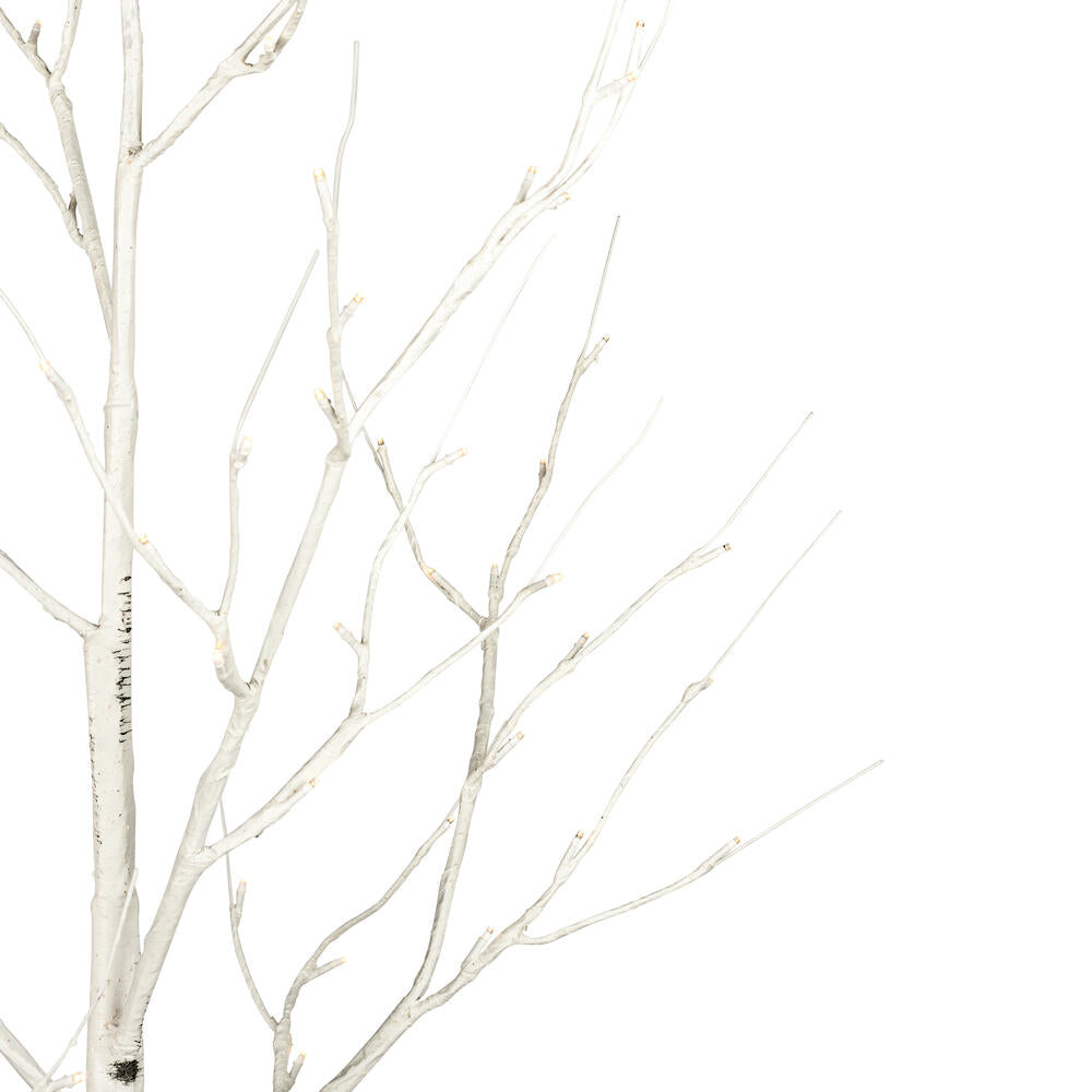 Vickerman 3' White Birch Twig Tree Warm White 3mm Wide Angle LED lights. - Cheap-Us