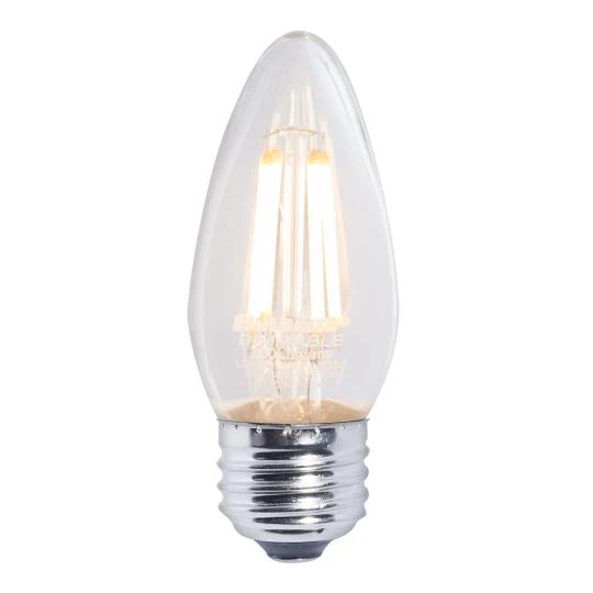 BULBRITE LED B11 MEDIUM SCREW (E26) 4W DIMMABLE FILAMENT LIGHT BULB 2700K/WARM WHITE 40W INCANDESCENT EQUIVALENT 4PK (776862) - Cheap-Us