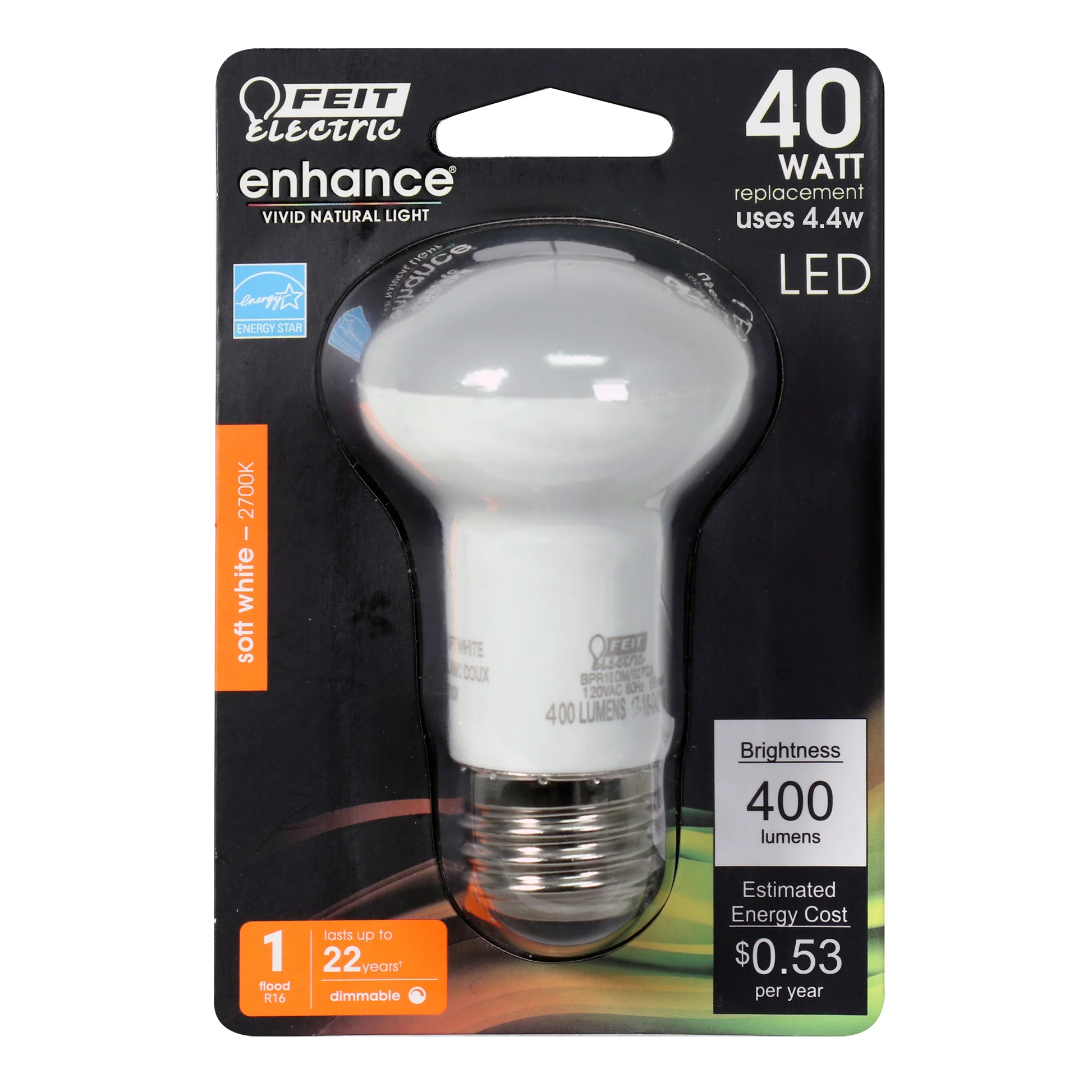 400 Lumen 2700K Dimmable LED R16 - Cheap-Us