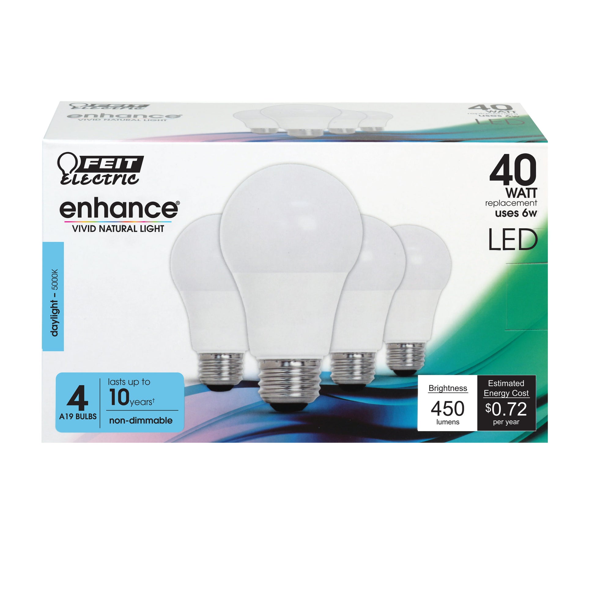 450 Lumen 5000K Non-Dimmable LED - Cheap-Us