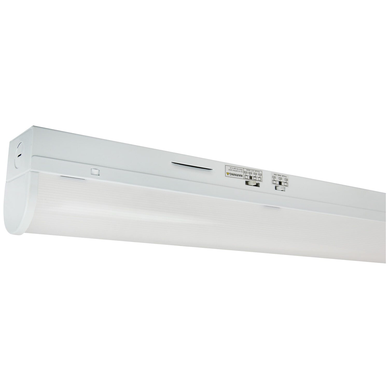 Sunlite 85467 4-Foot LED Strip Light Fixture, Power Tunable 25W/30W/40W, Multi-Volt, 3250/3900/5200 Lumens, Color Tunable 30K/35K/40K/50K, Dimmable, ETL Listed, For Residential & Commercial Use - Cheap-Us