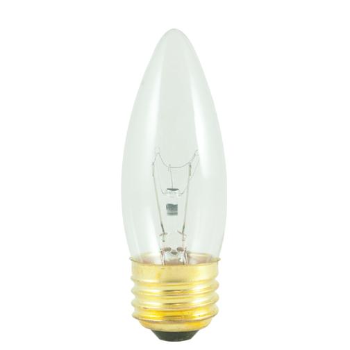 BULBRITE INCANDESCENT B10 MEDIUM SCREW (E26) 40W DIMMABLE LIGHT BULB 2700K/WARM WHITE 50PK (495040) - Cheap-Us