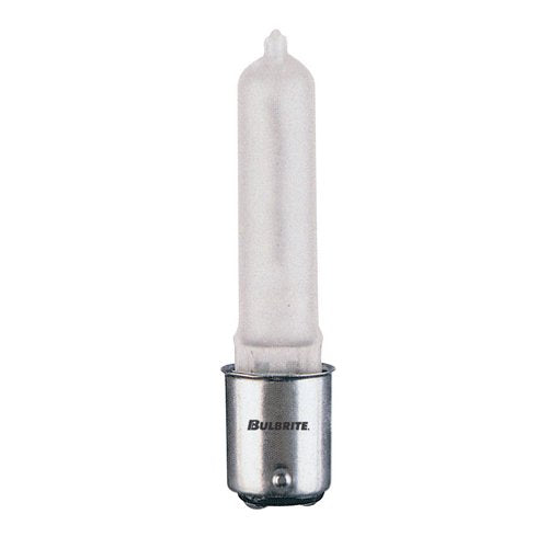 Bulbrite Q100FR/DC 100 Watt Dimmable Halogen JD T4 Capsule Bulb, Double Contact Bayonet Base, Frost - Cheap-Us