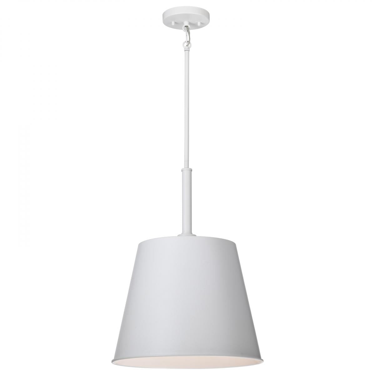 60-7948 ALEXIS 1LT LG PENDANT Alexis 1 Light Large Pendant; Matte White Finish - Cheap-Us