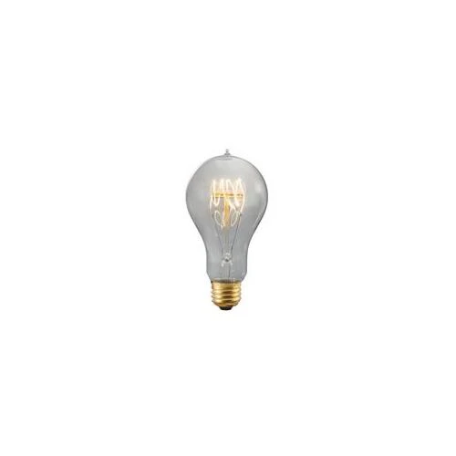Bulbrite NOS60-VICTOR/SMK 60 Watt Nostalgic Edison A19 Bulb, Vintage Quad Loop Filament, Medium Base, Smoke Finish - Cheap-Us