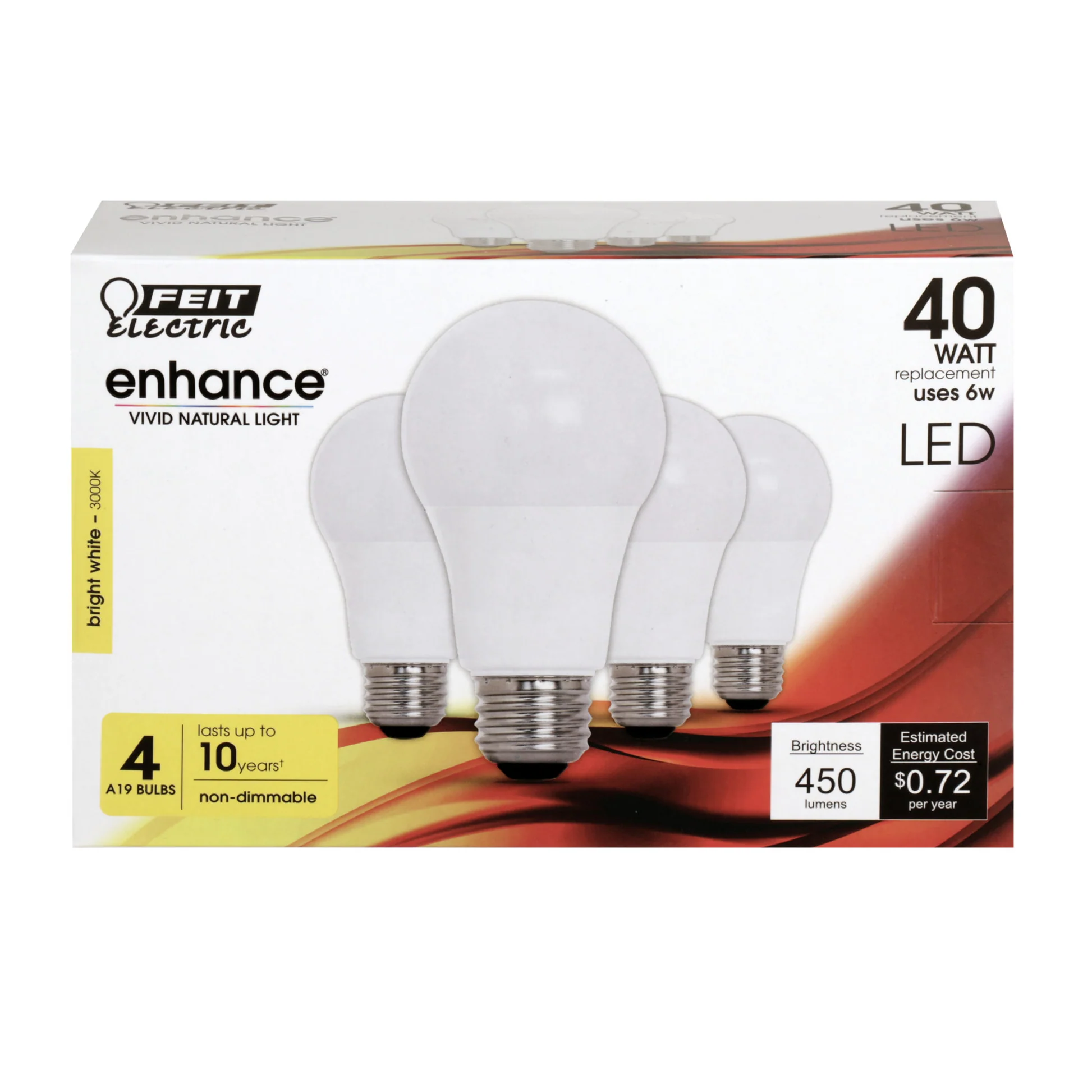 450 Lumen 3000K Non-Dimmable LED - Cheap-Us