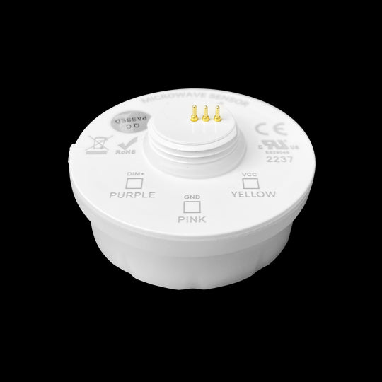 Luxrite LED Slim Linear High Bay Motion Sensor, White Finish (LR41706) - Cheap-Us